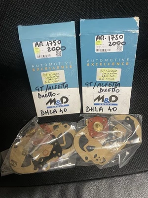 2 KIT REVISIONI CARBURATORI NUOVI DELL’ORTO 40 DHL ORIGINALI ALFA ROMEO ANNI 70 - Immagine 1 di 3