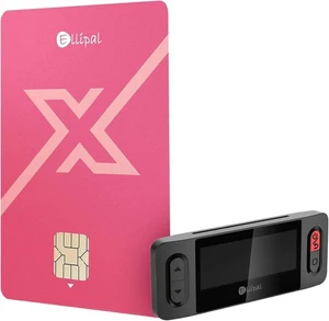 Ellipal X Card Raspberry Red – Air Gapped Crypto Cold Wallet + Starter SEALED - Picture 1 of 6