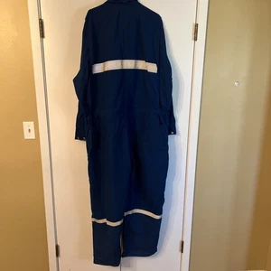 Actionwest FR Anti Flame Overall 54T blau reflektierend - Bild 1 von 14