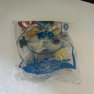#6 Rio Movie  Nigel  McDonald’s Happy Meal Toy 2011 NIP Fast Food - Image 1 of 4
