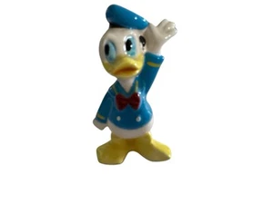 Vintage Walt Disney Productions Donald Duck Porcelain Figure Waving 3-1/4" Japan - Picture 1 of 9