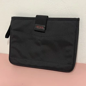 Tumi schwarz ballistisch Nylon gepolstert Laptop Computer Tablet Hülle Tasche - Bild 1 von 10