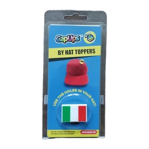 🔥 CapUps Hat Topper • Italian Flag 🇮🇹 • Rare Discontinued Hat Accessory •  - Picture 1 of 2
