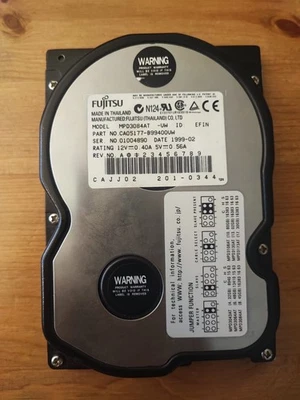 Fujitsu MPD3084AT - 8.45GB - 3.5" IDE ATA - Sektoren Geprüft - Bild 1 von 3