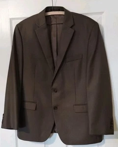 LAUREN RALPH LAUREN size 44R Brown Check Blazer Sports Coat MACY'S MEN'S STORE - Picture 1 of 8