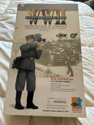 Dragón Segunda Guerra Mundial Cazador Carnicero Camarógrafo Prusia Oriental 1941 12” 1:6 NRFB 2005 Foto 1 de 4