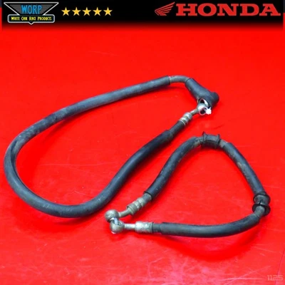 1984 HONDA ATC200X FRONT + REAR DISC BRAKE LINE HOSES PIPES ~ OEM 84-85 - Image 1 of 4