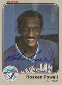 HOSKEN POWELL TORONTO BLUE JAYS  SIGNED 1983 FLEER CARD #440 - Picture 1 of 1