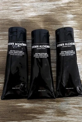 Grown Alchemist 3 Set Enzyme Exfoliant Papain Amino Complex 2.35oz Each New - Image 1 of 2