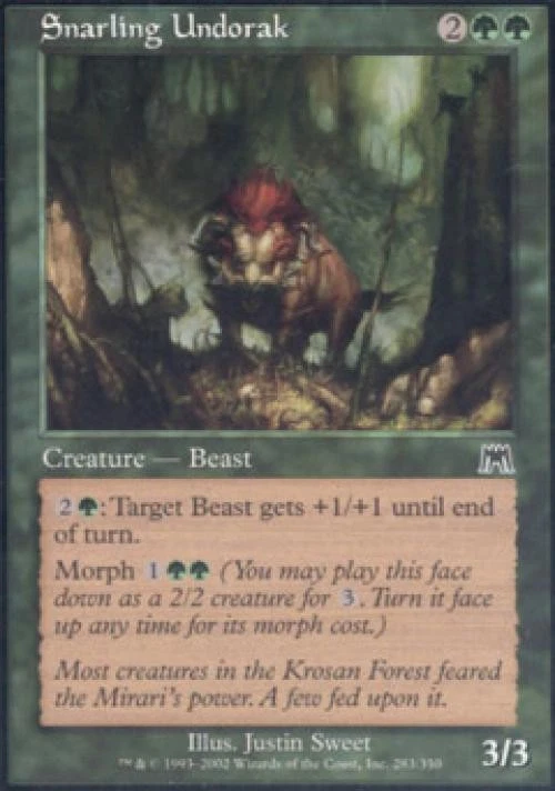 Snarling Undorak - Light Play MTG Onslaught - Image 1 of 1