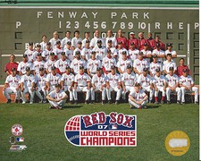 2007 BOSTON RED SOX WORLD SERIES CHAMPIONS TEAM 8x10 PHOTO 
