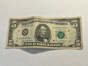 USA 5 Dollar Schein 1969 (113-25/A093) - Bild 1 von 2