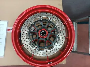 Cerchio Anteriore Rosso Completo di Dischi Per HYPERMOTARD 821/939 50122681AB - Foto 1 di 1