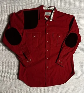 Parches de codo Red Head Heavyweight rojos con marrón para hombre talla grande - Imagen 1 de 5