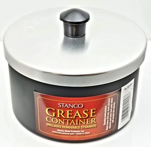 Strainer Storage Reuse Container Frying Cooking Oil Nonstick Bacon Grease - Picture 1 of 3