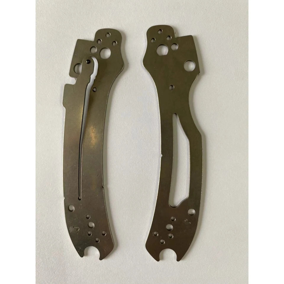 1 Pair Stainless Steel Knife Liners Spacer For Spyderco C223 Para3 Folding Knife
