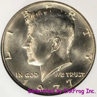 1977 P & D Kennedy Half pair Choice/Gem Bu Set from mint sets  - Image 1 of 2