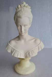 Atemberaubende A. GIANNELLI Alabasterbüste - auffällige schöne Dame - Bild 1 von 23