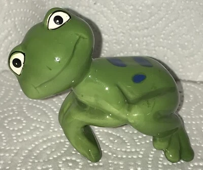 Керамическая милая лягушка цветок горшок горшок вешалка обниматель сад домашний декор - Изображение 1 из 4