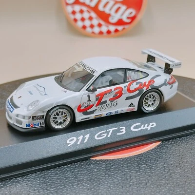 Minichamps 1/43 Porsche 911 GT3 CUP White #1 2006 WAP02012617JPN dealer diecast - Image 1 of 4