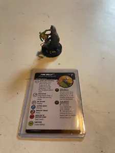 Heroclix Marvel X-Men Rise & Fall Fire Belly 069 Chase Figure With Card - Picture 1 of 2
