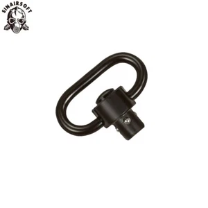 QD Quick Detach Sling Swivels Adapter Attachment Point Heavy Duty Push Button BK - Picture 1 of 5