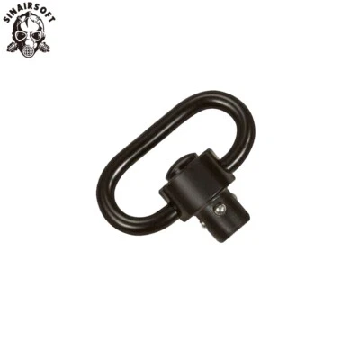 QD Quick Detach Sling Swivels Adapter Attachment Point Heavy Duty Push Button BK - Image 1 of 4