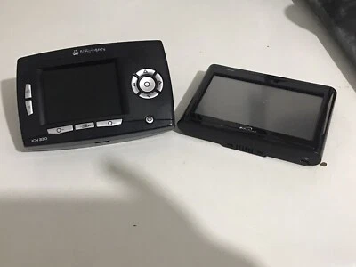 Two Satnav binatone t430 & Navman ICN 330 In-car Mobile GPS Navigation With Voic - Image 1 of 4