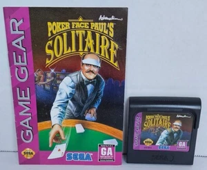Sega Game Gear Poker Face Paul Solitaire selten nur mit Handbuch schön - Bild 1 von 2