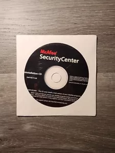 McAfee Security Center Reinstallation CD - Picture 1 of 4