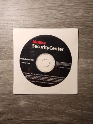 McAfee Security Center Reinstallation CD - Image 1 of 4
