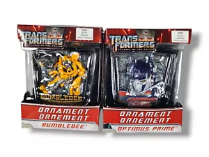 2 nuovi ornamenti 2009 American Greetings Transformers Optimus Prime & Bumblebee - Foto 1 di 20