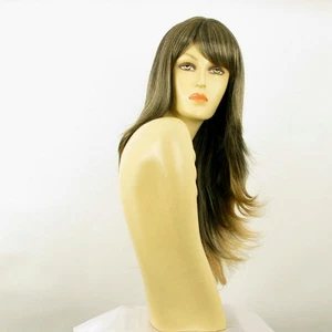 Perruque femme longue Brun méché doré : TANIA 1BT24B - Imagen 1 de 8