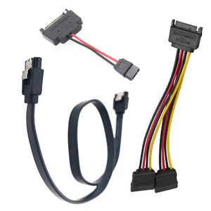 Cable de alimentación de datos SATA para unidad delgada de 12,7 mm 9,5 m Bluray DVD CD RW cable de escritorio - Imagen 1 de 10