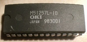 RAM estática Okidata M51257L-10 51257 256K X 1 - Imagen 1 de 1