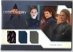 STAR TREK DISCOVERY SEASON 5 TRC4 MARY WISEMAN SILVIA TILLY TRIPLE RELIC COSTUME - Picture 1 of 2
