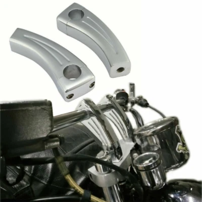 Montaje de elevadores de manillar cromado de 1" para Kawasaki Vulcan VN 1700 1600 1500 2000 800 Foto 1 de 4