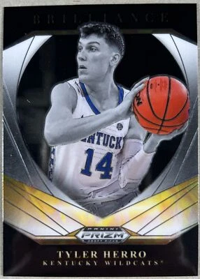 Tyler Herro 2021 Panini Prizm Draft Picks #17 Brilliance Insert Miami Heat - Image 1 of 2