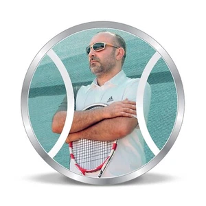 Personalized Coach Gift Coin /  Customized Thanks Giving Coin In Pure Silver - Picture 1 of 2