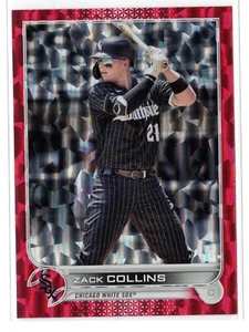 2022 Topps Series 2 ZACK COLLINS RED ICE PARALLEL #351 WHITE SOX /199 - Picture 1 of 1