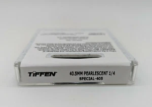 New Tiffen 40.5mm Pearlescent 1/4 Diffusion Glass Filter - Special OEM - Picture 1 of 8