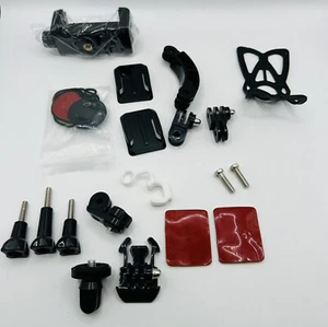 Motorcycle Helmet Chin Mount Kit Extra Tethers for GoPro Hero 10 Black 9 8 7 NEW - Picture 1 of 8