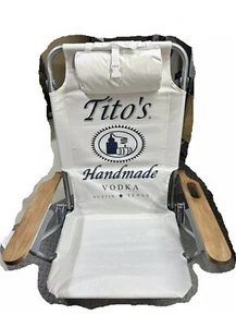 Tito's Vodka Beach Chair New - Picture 1 of 4