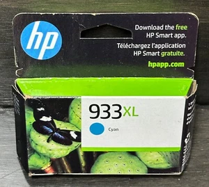 NEU Original HP 933XL Tintenpatrone Cyanfarben Ablaufdatum Date 9/2024+ (Minor Box Dmg) - Bild 1 von 4