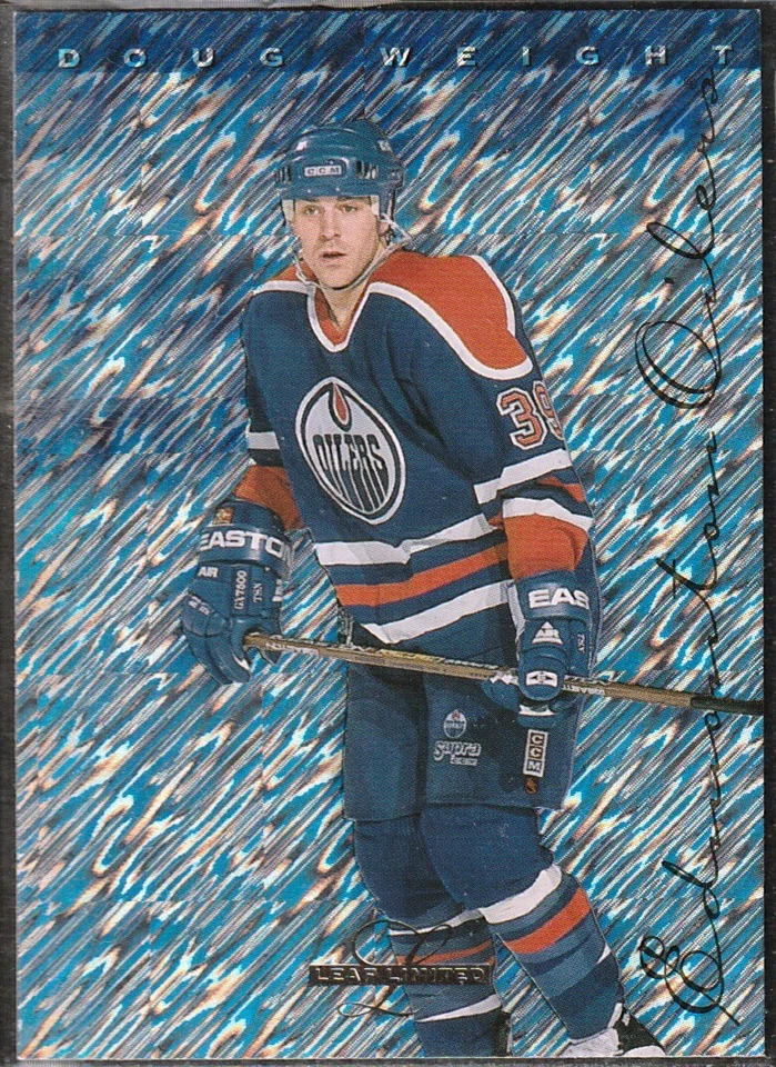  Doug Weight 1996-96 Leaf Limited Hockey Card#110 Edmonton Oilers  - Image 1 of 2