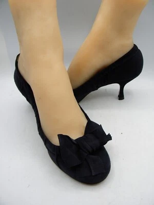 Zapatos de tacón de gamuza azul marino PRADA talla EU 37 Italia Foto 1 de 4