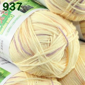 Sale 1 SkeinX50g SUPER Soft Baby Natural Smooth Bamboo Cotton Knitting Yarn 937 - Picture 1 of 6