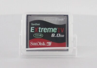 SanDisk Extreme IV 8 GB CompactFlash I Card (SDCFX4-8192-901) - Image 1 of 2