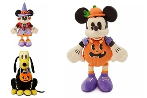 Disney Store FELPA HALLOWEEN 2020 MICKEY & Minnie MOUSE, Plutón nuevo con etiquetas - Imagen 1 de 1