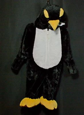 男宝宝或女宝宝 TJ Maxx 毛绒企鹅服装 9 个月 — 第 1/4 张图片